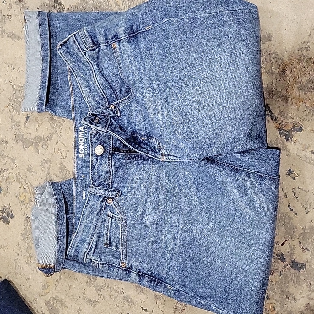 Sonoma Women's Blue Ankle & Cropped Jeans